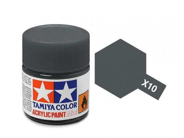 TAMX10 - Tamiya - Gloss Gun Metal - 10mL Bottle