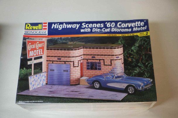 RMO85-7802 - Revell Monogram 1/25 Highway Scenes 1960  Corvette - WWWEB10108496