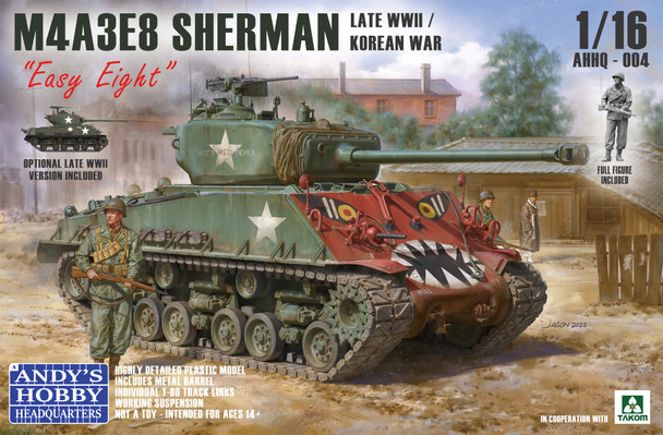 AHHQ-004 - Andy's HHQ 1/16 M4A3E8 Sherman - Late WWII/Korean War