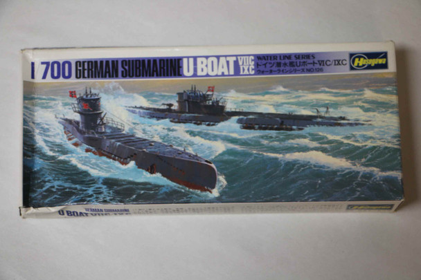 HASWL-S126 - Hasegawa 1/700 German Sub U Boat VIIC/IXC - WWWEB10108717