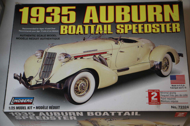 LIN72324 - Lindberg 1/25 1935 Auburn Boattail Speedster - WWWEB10108787