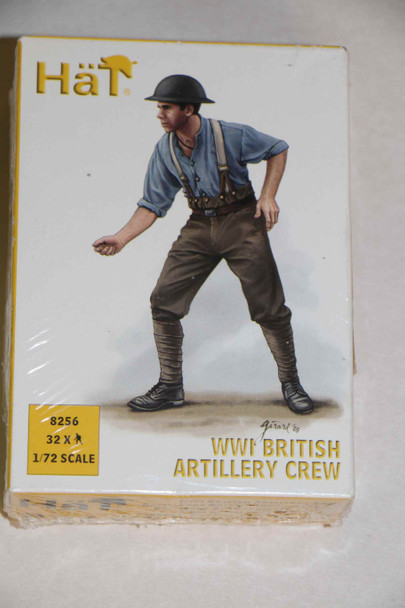 HAT8256 - HaT (HAT) 1/72 WWI Brit Artillery Crew (32) - WWWEB10108758