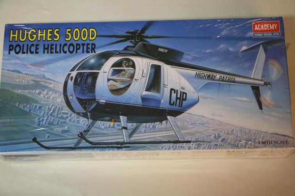 ACA1643 - Academy 1/48 Huges 500D Police Helicopter - WWWEB10109115