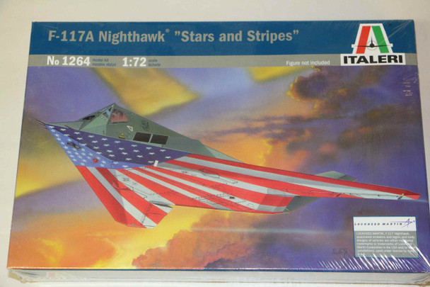 ITA1264 - Italeri 1/72 F-117A Nighthawk 'Stars & Stripes' - WWWEB10109396
