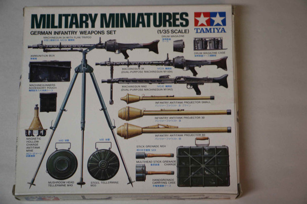 TAMMM211 - Tamiya 1/35 Military Miniatures German Infantry Weapons Set - WWWEB10109506