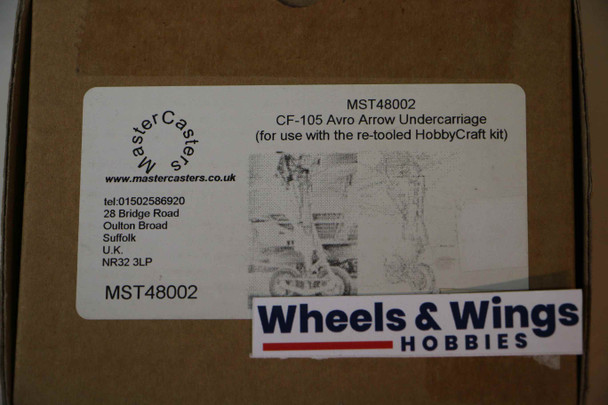 MST48002 - MasterCasters 1/48 CF-105 Avro Arrow Undercarriage - WWWEB10109682