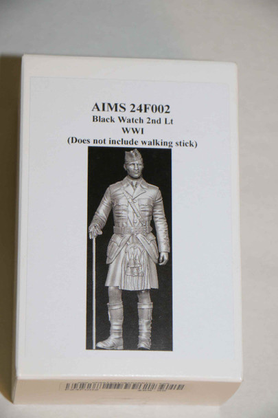 AIMS24F002 - Aims 1/24 WWI Black Watch 2nd Lt Figure