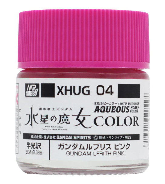 MRHXHUG04 - Mr. Hobby Aqueous Gundam Color Witch of Mercury Series - Lfrith Pink