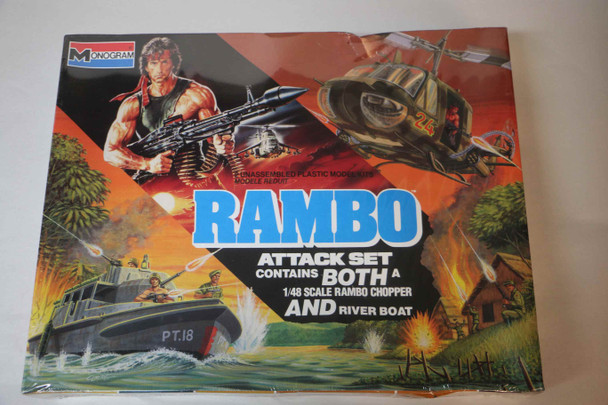 MON6039 - Monogram 1/48 Rambo Attack Set - WWWEB10109819
