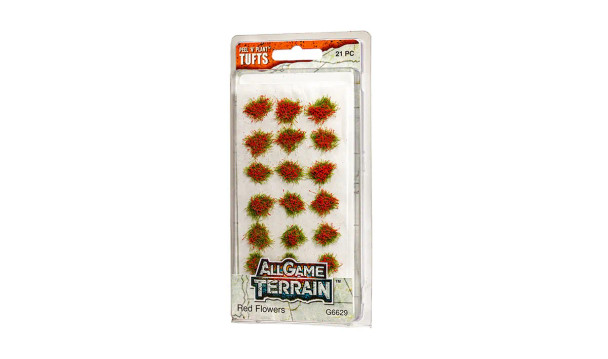 AGT6629 - All Game Terrain Red Flower Tufts