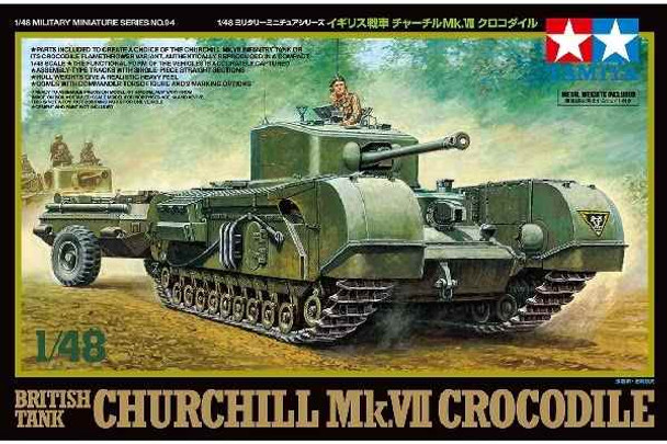 TAM32594 - Tamiya 1/48 British Tank Churchill Mk.VII Crocodile (Pre-Release) - WWWEB10109808