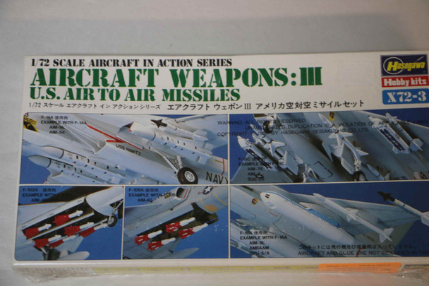 HASX72-003 - Hasegawa 1/72 Aircraft Weapons III: U.S. Air to Air - WWWEB10109936