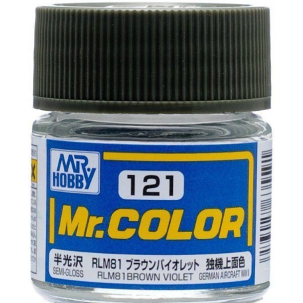 MRHC121 - Mr.Hobby Mr Color Semi Gloss RLMB 1 Brown Violet - 10mL - Lacquer