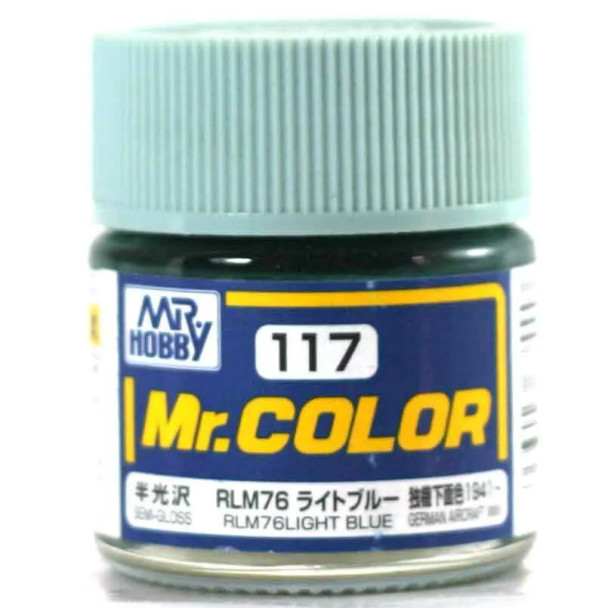 MRHC117 - Mr Color RLM76 Semi Gloss Light Blue - 10mL - Lacquer