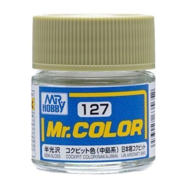 MRHC127 - Mr.Hobby Mr Color Semi Gloss Cockpit Color (Nakajima) - 10mL - Lacquer