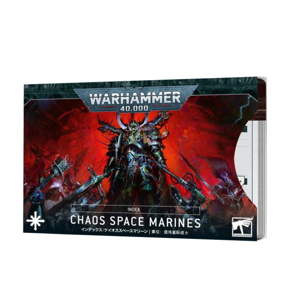 Games Workshop Warhammer 40K Chaos Space Marines Index Cards