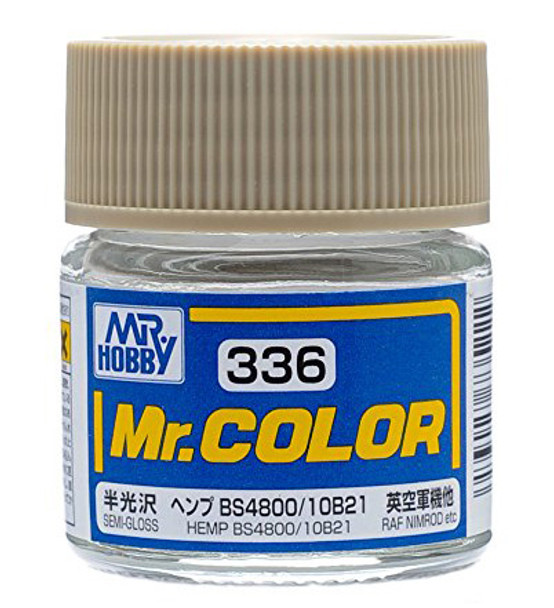 MRHC336 - Mr.Hobby Mr Color Semi Gloss HEMP BS4800/10B21