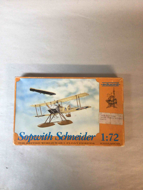 EDU07201 - Eduard 1/72 Sopwith Schneider British WWI Float Fighter - WWWEB10110220