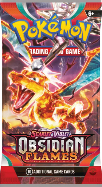 POKEMON - SCARLET AND VIOLET - OBSIDIAN FLAMES - BOOSTER PACK