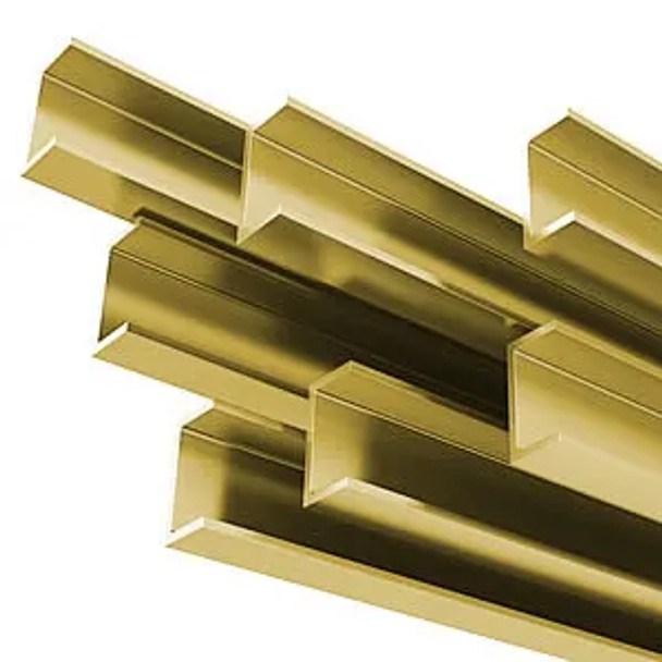 Albion Alloys Brass C Channel 1 x 1.5mm