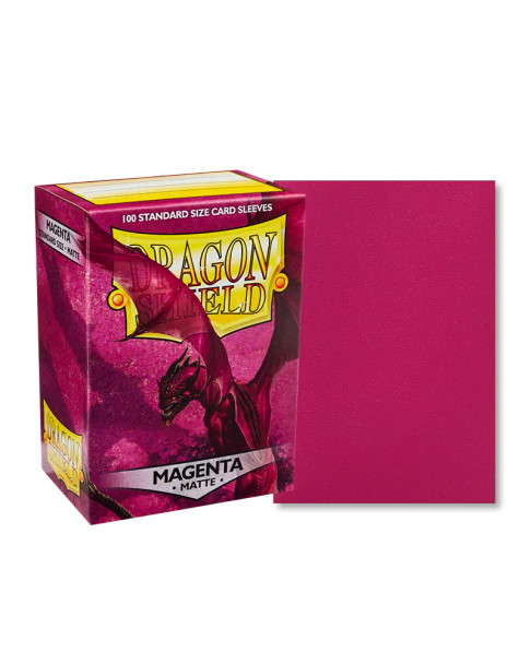 Arcane Tinmen: Dragon Shield Standard Sleeves Matte Magenta 100CT