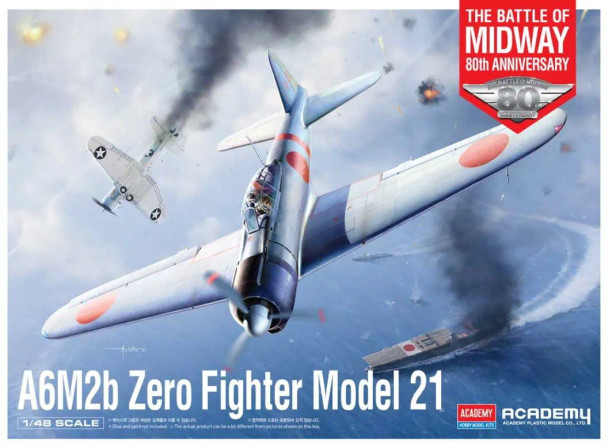 Academy 1/48 Japanese A6M2b Zero Fighter Model 21