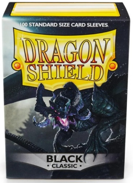 Arcane Tinmen: Dragon Shield Standard Sleeves Matte Black 100CT