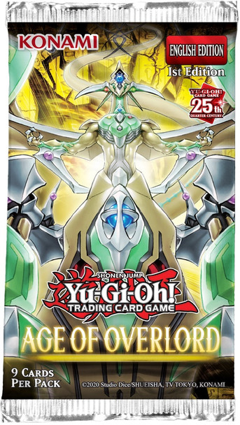 Konami Yu-Gi-Oh! Age of Overlord Booster Pack 1st Edition