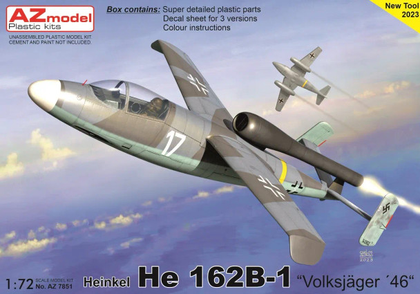 AZ Model 1/72 Heinkel He 162B-1