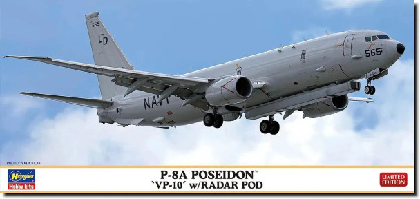 Hasegawa 1/200 P-8A Poseidon - VP-10 with Radar Pod