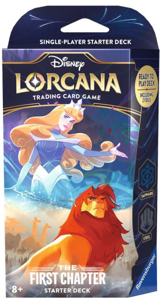 Disney Lorcana The First Chapter Starter Deck (Sapphire/Steel)