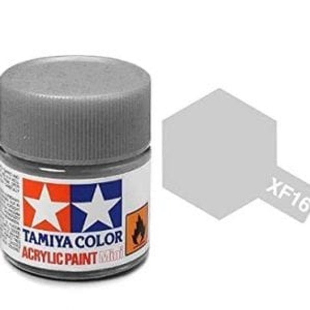 TAMXF16 - Tamiya - Flat Aluminum Acrylic - 10mL Bottle