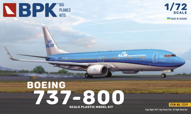 BPK 1/72 Boeing 737-800 - KLM