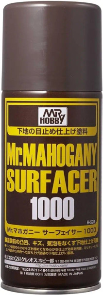 MRHB528 - Mr. Hobby Mr Mahogany Surfacer Spray 1000