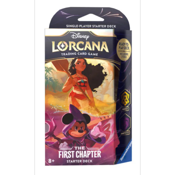 Disney Lorcana The First Chapter Starter Deck (Amber/Amethyst)