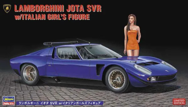 Hasegawa 1/24 Lamborghini JOTA W/Italian Girl Figure