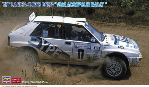 Hasegawa 1/24 YPF Lancia Super Delta "1992 Acropolis Rally"