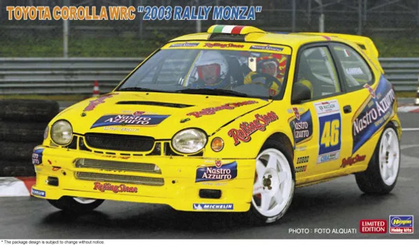 Hasegawa 1/24 Toyota Corrolla WRC "2003 Rally Monza"