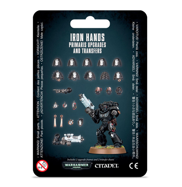 Games Workshop Warhammer 40K Iron Hands Primaris Upgrades and Transfers