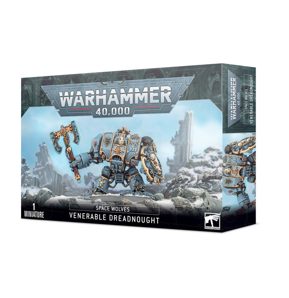 GAM53-12 - Games Workshop Warhammer 40K Space Wolves Venerable Dreadnought