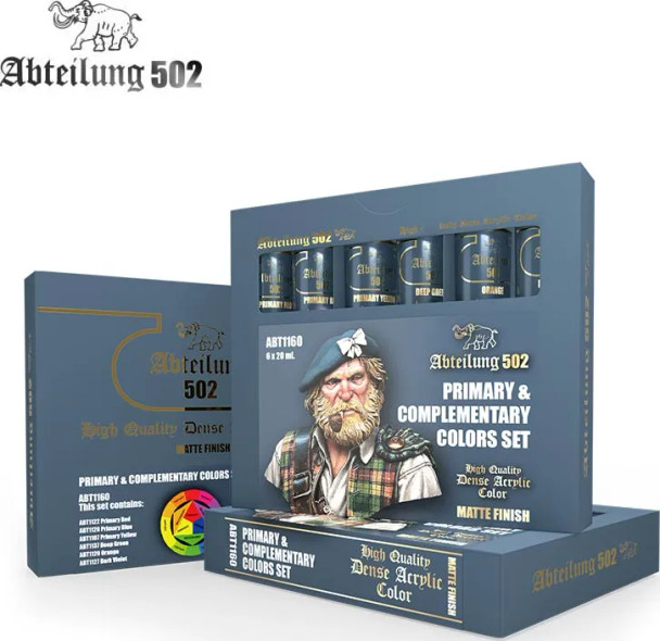 ABT1160 - Abteilung Primary and Complimentary Colors Acrylic Set