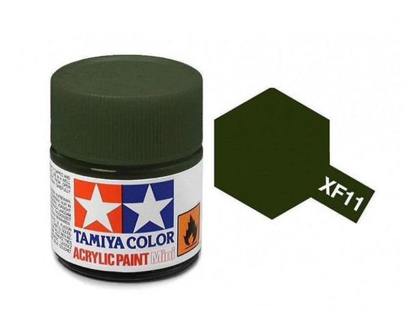 TAMXF11 - Tamiya - Flat IJN Green Acrylic - 10mL Bottle