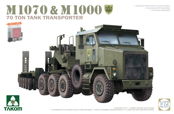 Takom 1/72 M1070 and M1000 Tank Transporter