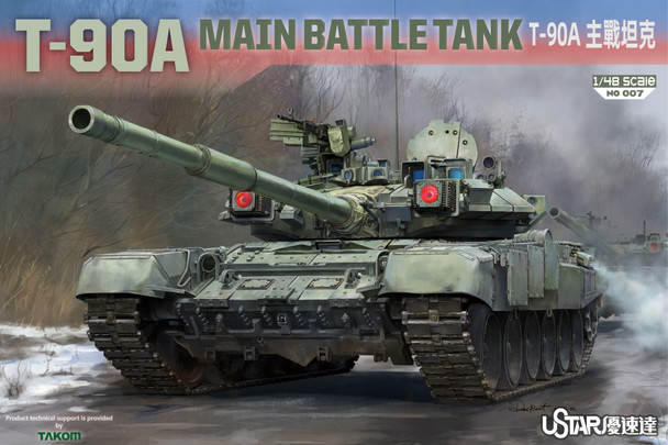 UStar 1/48 T-90A Main Battle Tank