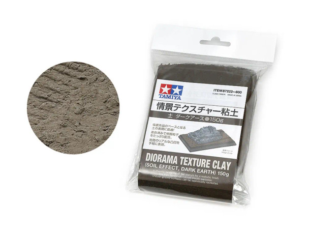 Tamiya Diorama Texture Clay Soil Effect Dark Earth 150g
