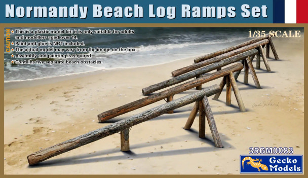 Gecko 1/35 Normandy Beach Log Ramps Set