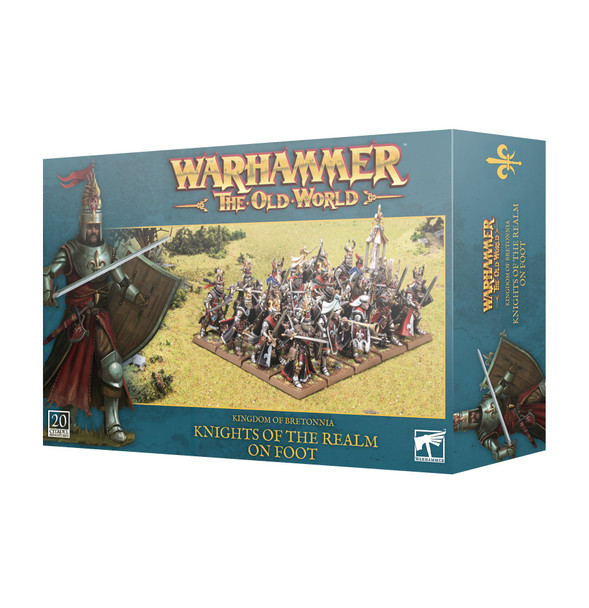 Games Workshop Warhammer The Old World Kingdom of Bretonnia Knights of the Realm on Foot