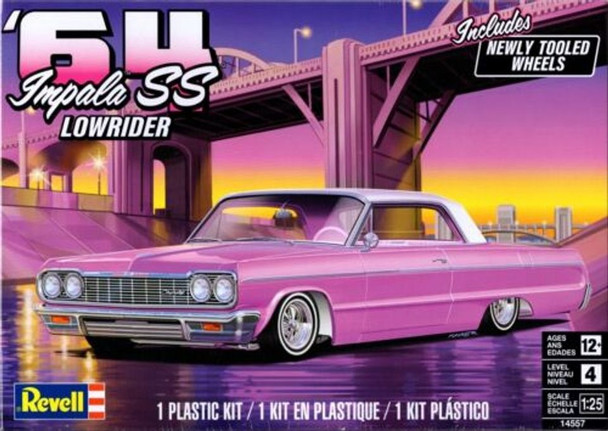 RAG14557 - Revell 1/25 1964 Chevrolet Impala SS Lowrider (Discontinued)