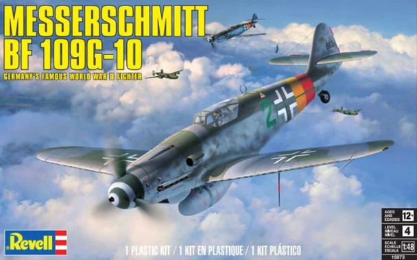 RAG15873 - Revell 1/48 Messerschmit Bf109G-10 (Discontinued)