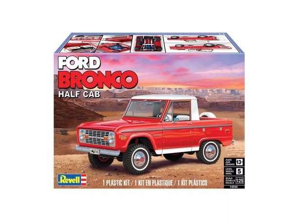 RMX14544 - Revell 1:25 Ford Bronco Half Cab
